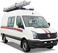 Аварийно-спасательные автомобили Volkswagen Crafter