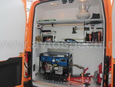 Мобильная лаборатория неразрушающего контроля (МЛНК) на базе Ford Transit