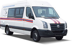 Передвижная лаборатория радиационного контроля на базе Volkswagen Crafter