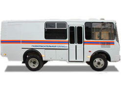 Газоспасательный автомобиль на базе ПАЗ 3206
