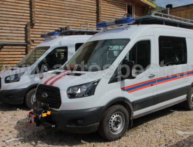 Аварийно-спасательные автомобили Ford Transit