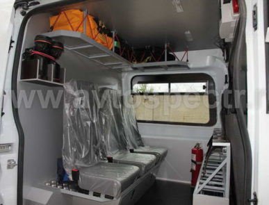 Аварийно-спасательные автомобили Ford Transit