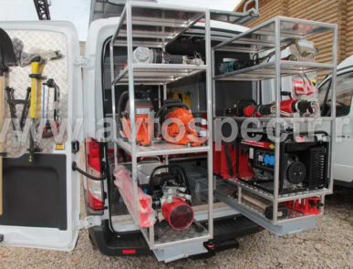 Аварийно-спасательные автомобили Ford Transit