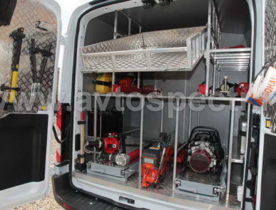 Аварийно-спасательные автомобили Ford Transit