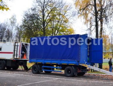 Аварийно-спасательные автомобили КАМАЗ с прицепом