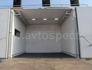 Передвижная сцена на базе шасси Валдай