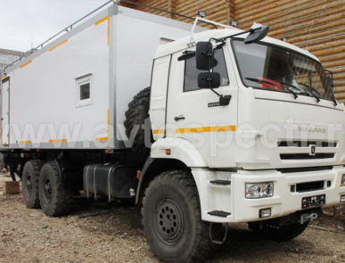 Жилой модуль на автомобиле КАМАЗ 43118-46
