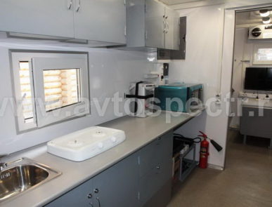 Жилой модуль на автомобиле КАМАЗ 43118-46