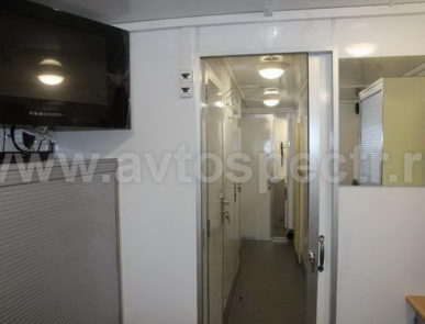 Передвижная баня на базе прицепа СЗАП