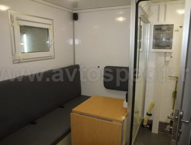 Передвижная баня на базе прицепа СЗАП