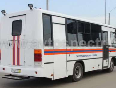 Газоспасательный автомобиль на базе ПАЗ 320402