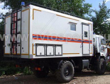 Газоспасательные автомобили на базе КАМАЗ