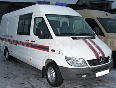 Газоспасательные автомобили на базе Mersedes