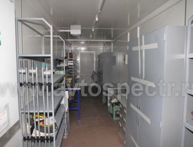 Мобильная строительная лаборатория по испытанию бетона