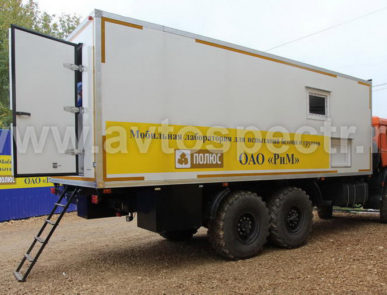 Передвижная строительная лаборатория КАМАЗ 43118