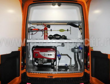 Мобильная лаборатория неразрушающего контроля (МЛНК) на базе Ford Transit