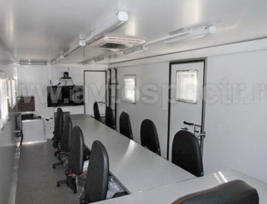 Мобильный узел связи на базе КАМАЗ-43118 с прицепом