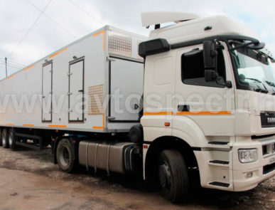 Мобильный санпропускник (МС) на базе полуприцепа