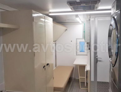 Автомобильный комплекс санитарной обработки на шасси КАМАЗ 43118-50 с прицепом