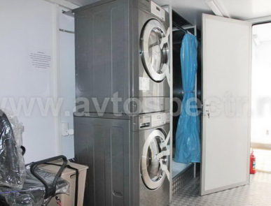 Автомобильный комплекс санитарной обработки на шасси КАМАЗ 43118-50 с прицепом