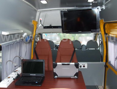 Штабной автомобиль на шасси Ford Transit
