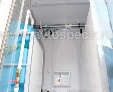 Мобильный санитарно-туалетный комплекс на базе прицепа НЕФАЗ