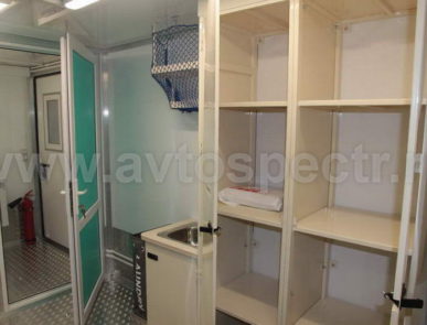 Мобильный  пункт санитарной обработки на базе прицепа