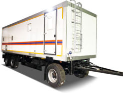 Мобильный  пункт санитарной обработки на базе прицепа