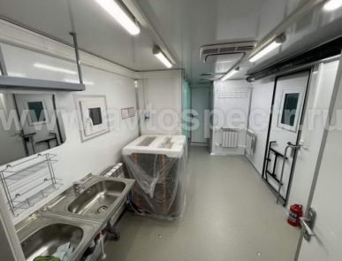 Мобильный  пункт санитарной обработки на базе прицепа