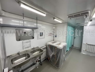 Мобильный  пункт санитарной обработки на базе прицепа