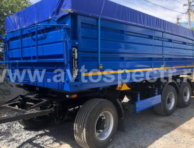 С разгрузкой на две бок. стороны с откидными бок. бортами