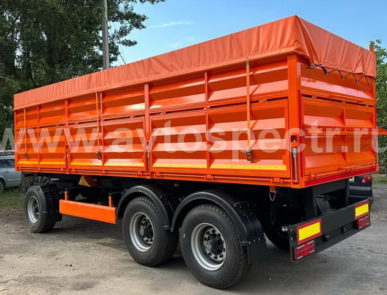 С разгрузкой на две бок. стороны с откидными бок. бортами