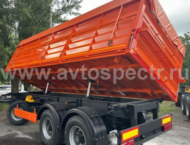 С разгрузкой на две бок. стороны с откидными бок. бортами