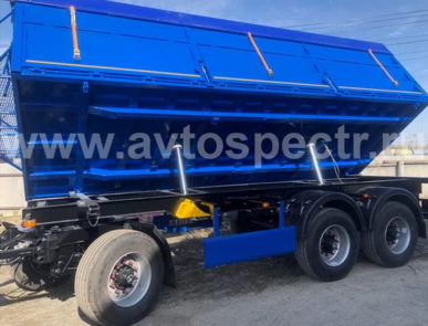 С разгрузкой на две бок. стороны с откидными бок. бортами