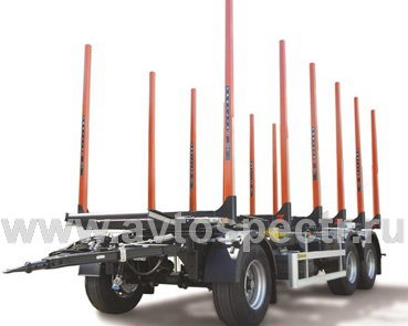 Прицеп лесовоз трехосный