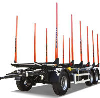 Прицепы лесовозы трехосные