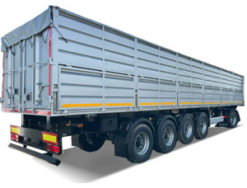 Полуприцеп самосвальный четырехосный с разгрузкой на две боковые стороны