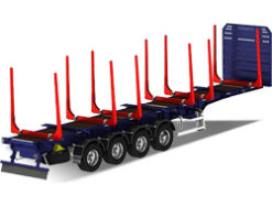 Полуприцеп лесовоз четырехосный