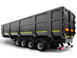 Полуприцеп самосвальный четырехосный  с разгрузкой назад