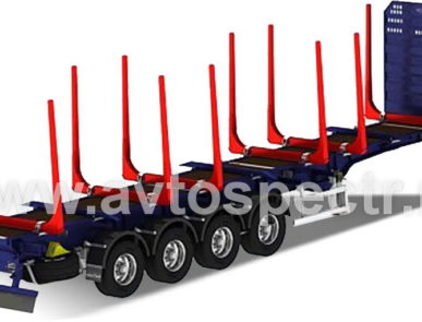 Полуприцеп лесовоз четырехосный