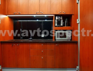 Мобильный пункт управления на базе полуприцепа